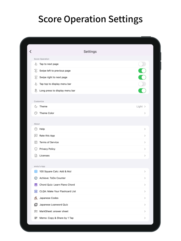 ScorePDF Sheet Music Viewer [iOS, Android] enoiu